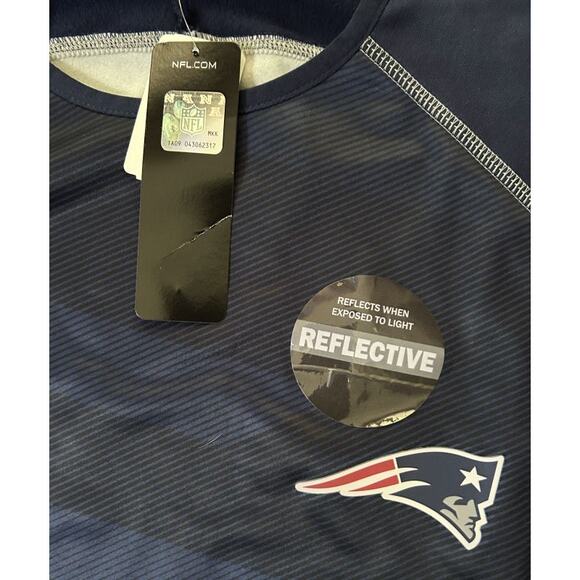 NWT New England Patriots NFL Majestic Thermabase Blue Sweatshirt Men's XL - Picture 5 of 8